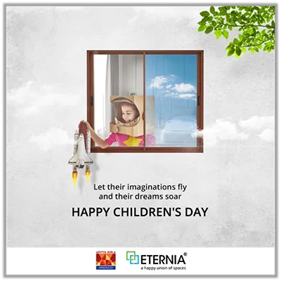 Eternia - Children's Day Post - Social Media Post by TechShu